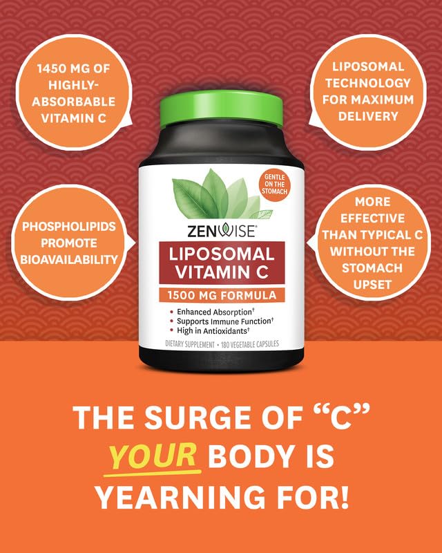 Mejor absorción de Vitamina C con Zenwise Health para uso diario.