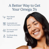 Omega 3 de algas Zenwise Health con DHA EPA y DPA para salud cerebral y cardíaca
