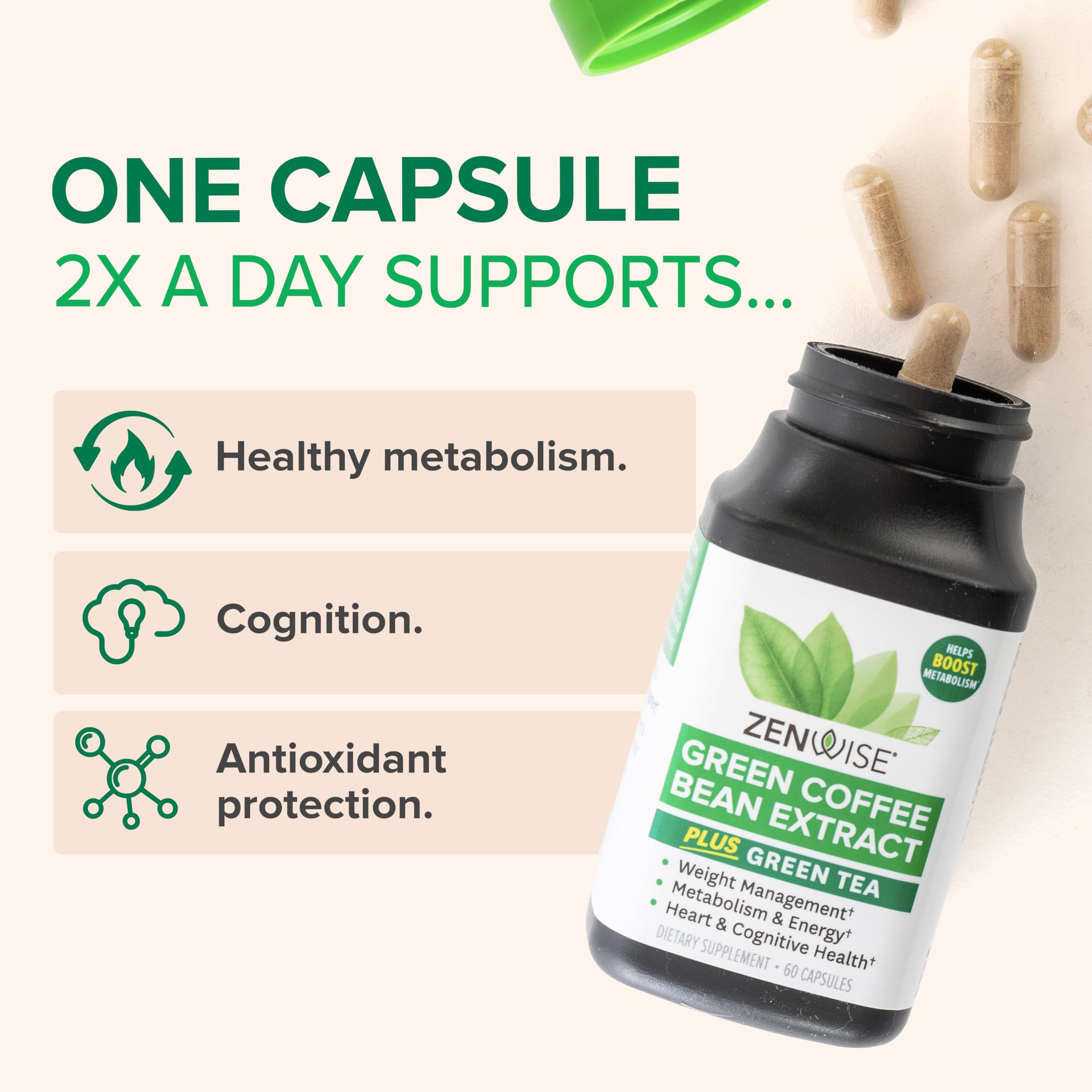Zenwise Health polyfenoles EGCG antioxidantes naturales para defensa diaria