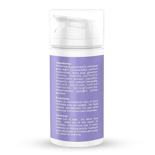 ZENZSUAL aplicación suave del gel íntimo para comodidad durante el día
