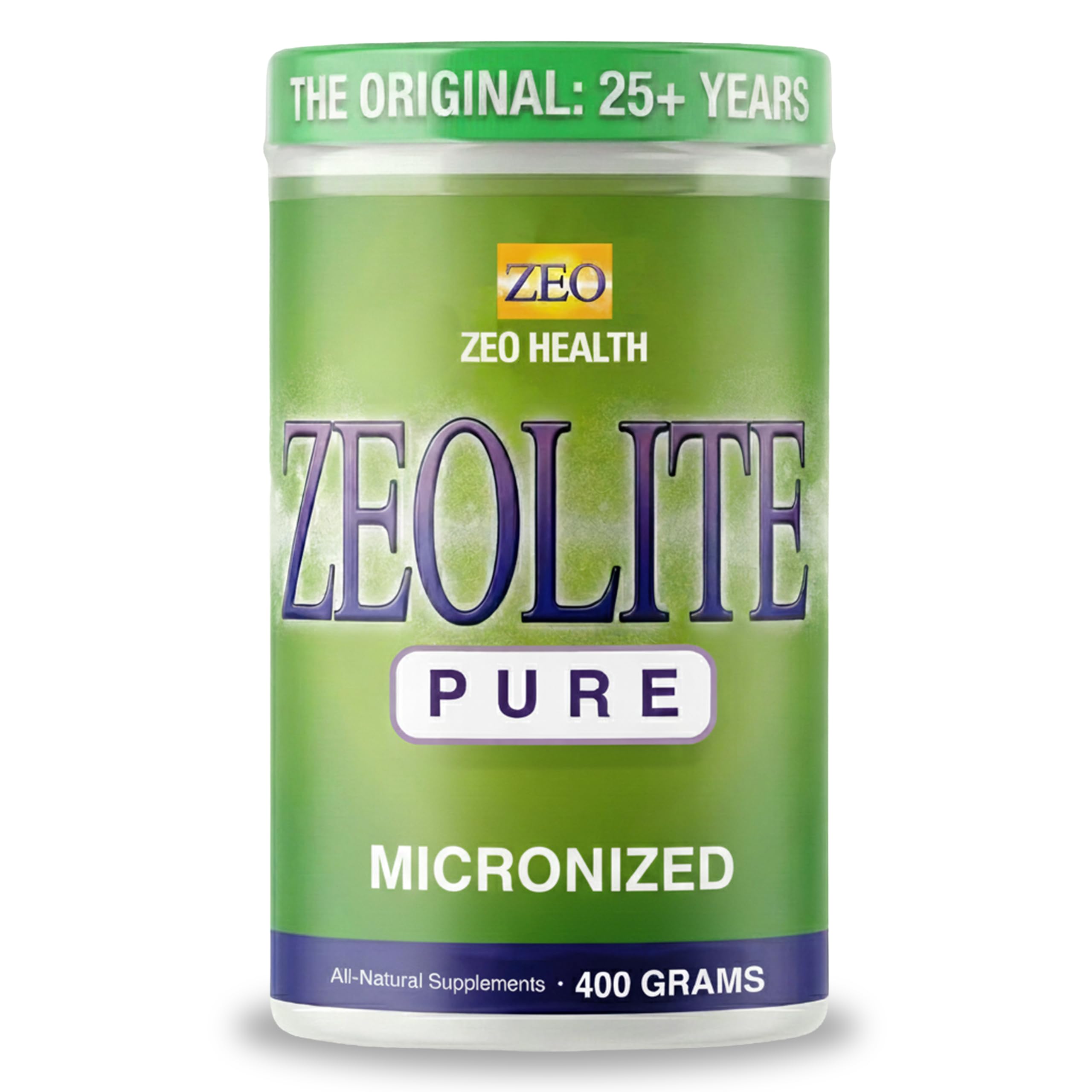 Zeo Health Zeolite Pure, bote de 400 porciones, para detox diario