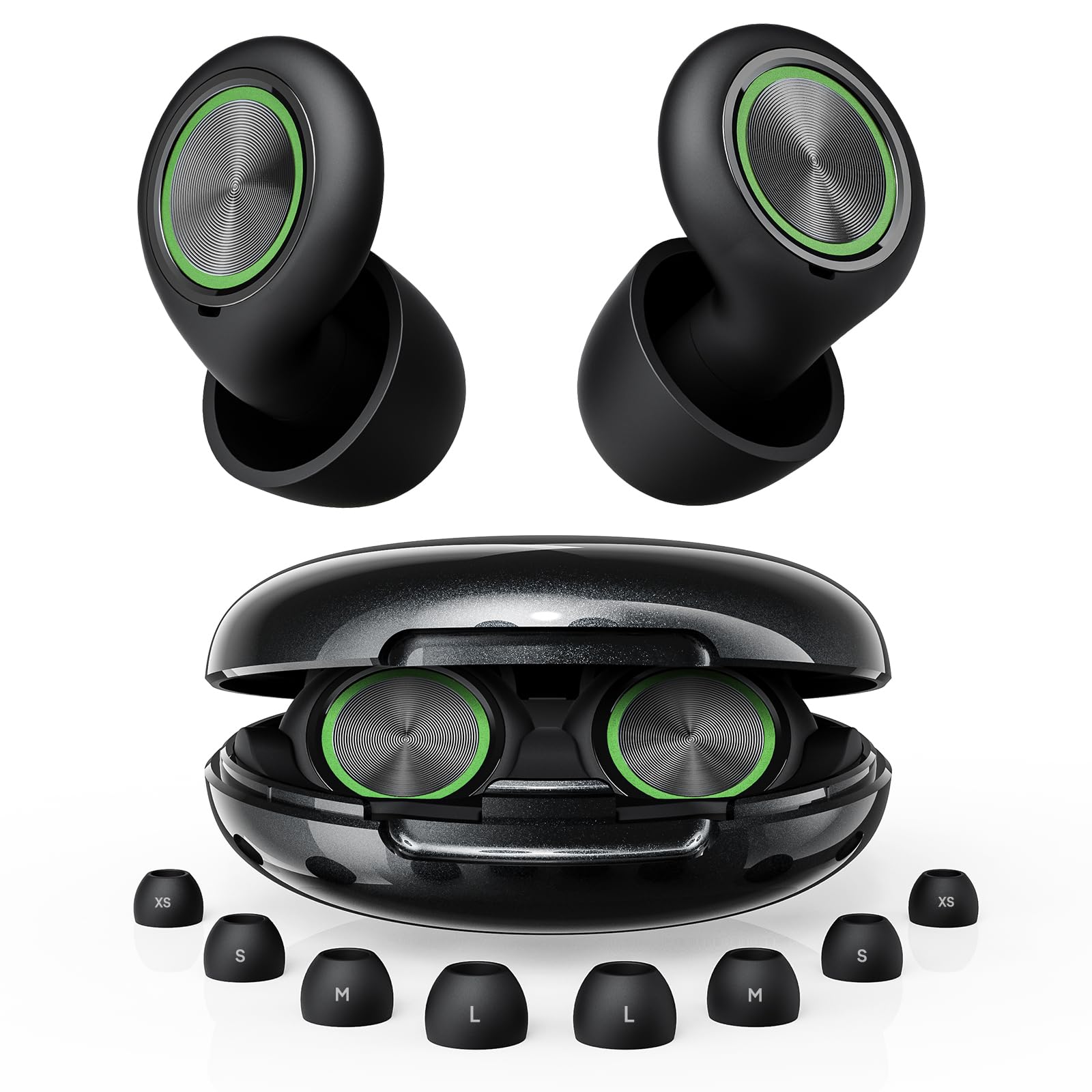 Tapones Zephronic para dormir con reducción de ruido de 45 dB para noches tranquilas.