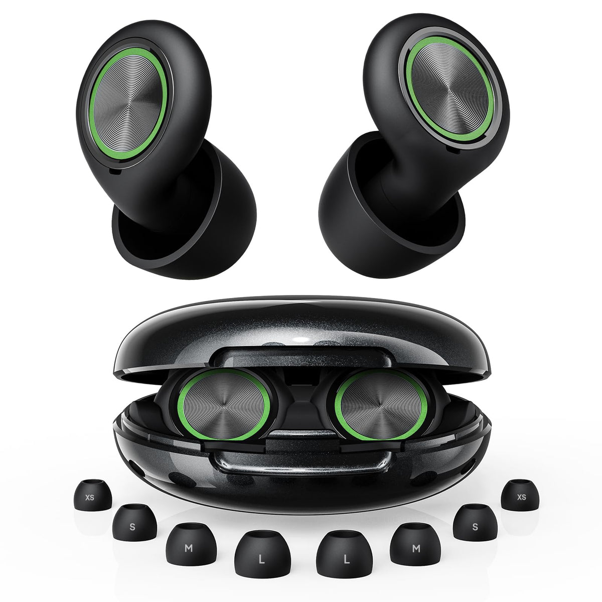 Tapones Zephronic para dormir con reducción de ruido de 45 dB para noches tranquilas.