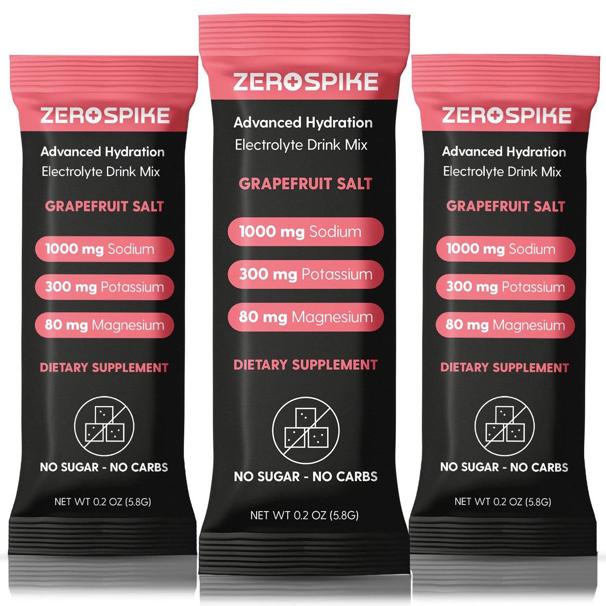 Zerospike: empaque de sobres para hidratación rápida sin azúcar