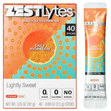 ZestLytes sobres hidratación sin azúcar, práctico para uso diario.
