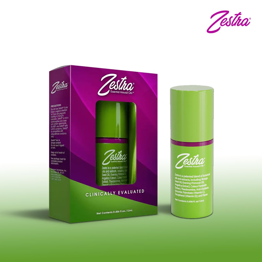Zestra, escena íntima con aceite, mejora la conexión y la experiencia.