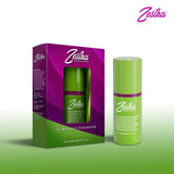 Zestra, escena íntima con aceite, mejora la conexión y la experiencia.