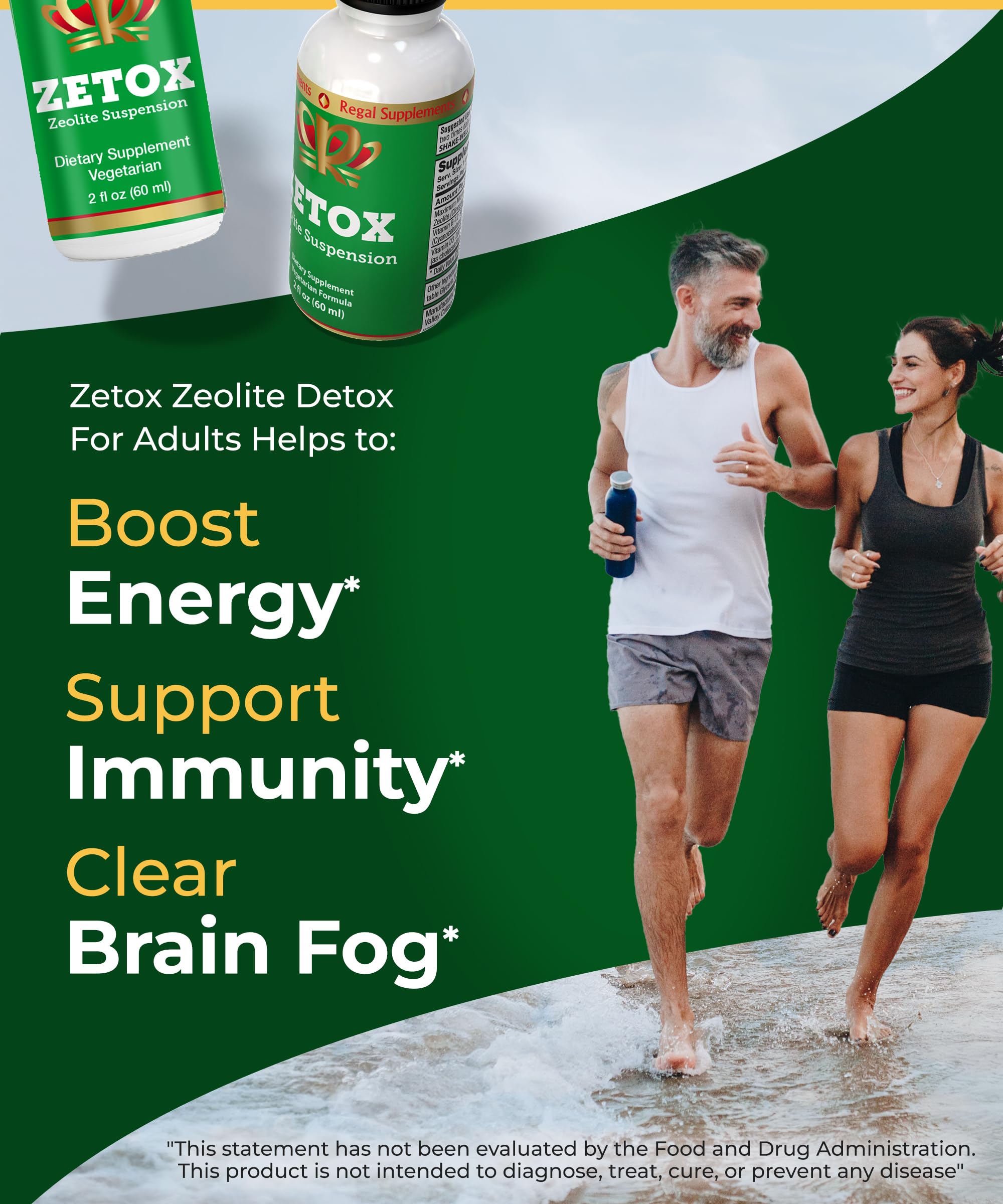 Zeo Health Zetox frasco práctico para medir dosis.