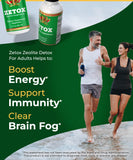 Zeo Health Zetox frasco práctico para medir dosis.