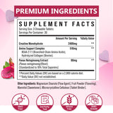 Zeylamum Creatine para mujeres, tabletas masticables, uso diario sin complicaciones