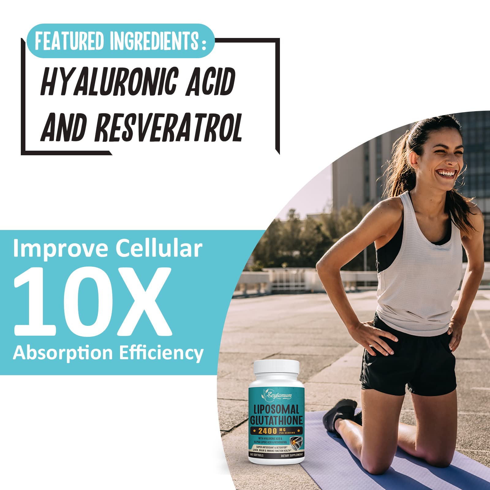 Zeylamum fórmula triple activa, aumenta los niveles de glutatión de forma efectiva.
