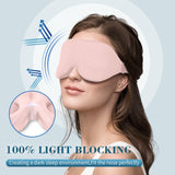 ZGGCD Mascara para dormir, corte lateral con inclinación de 15 grados reduce presión