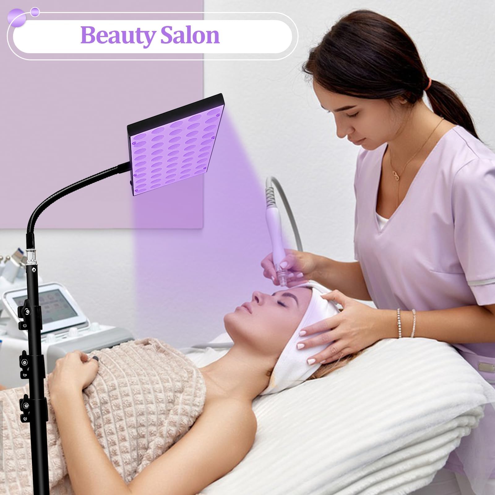 ZGHQHCDRH lámpara de bronceado para uso doméstico, iluminación uniforme para sesiones en casa.