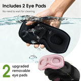 ZHENYEMEI copas 3D desmontables para ojos, ajuste suave