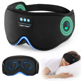 ZHENYEMEI mascarilla sueño 3D con auriculares integrados para dormir sin distracciones