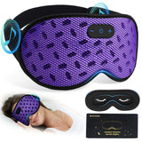 ZHENYEMEI mascarilla sueno con auriculares bluetooth para dormir sin interrupciones