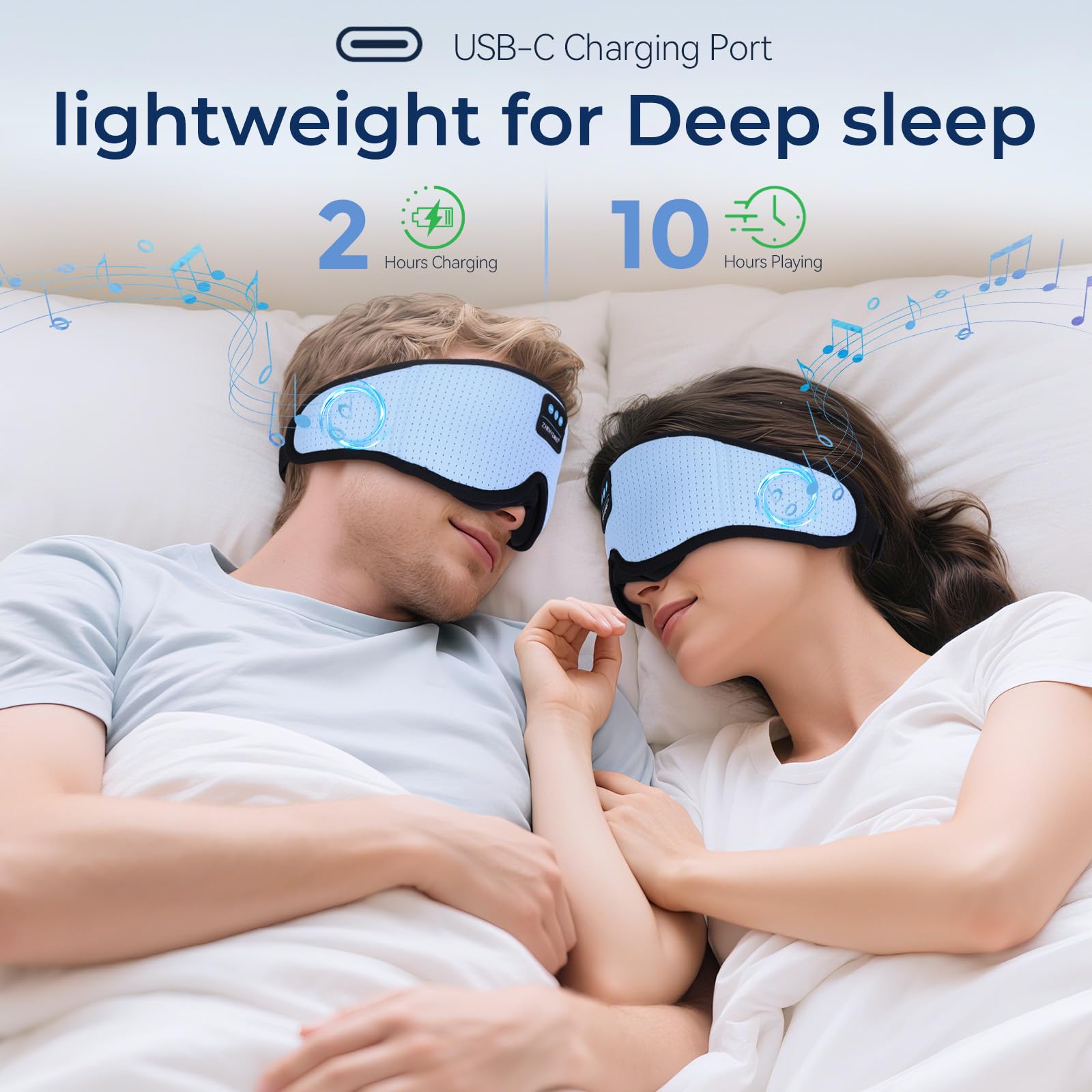 ZHENYEMEI oscuridad 3D que bloquea la luz para dormir mejor