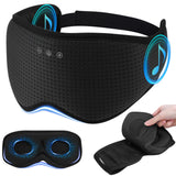 ZHENYEMEI máscara de sueño con Bluetooth, vista frontal para viajar sin interrupciones.