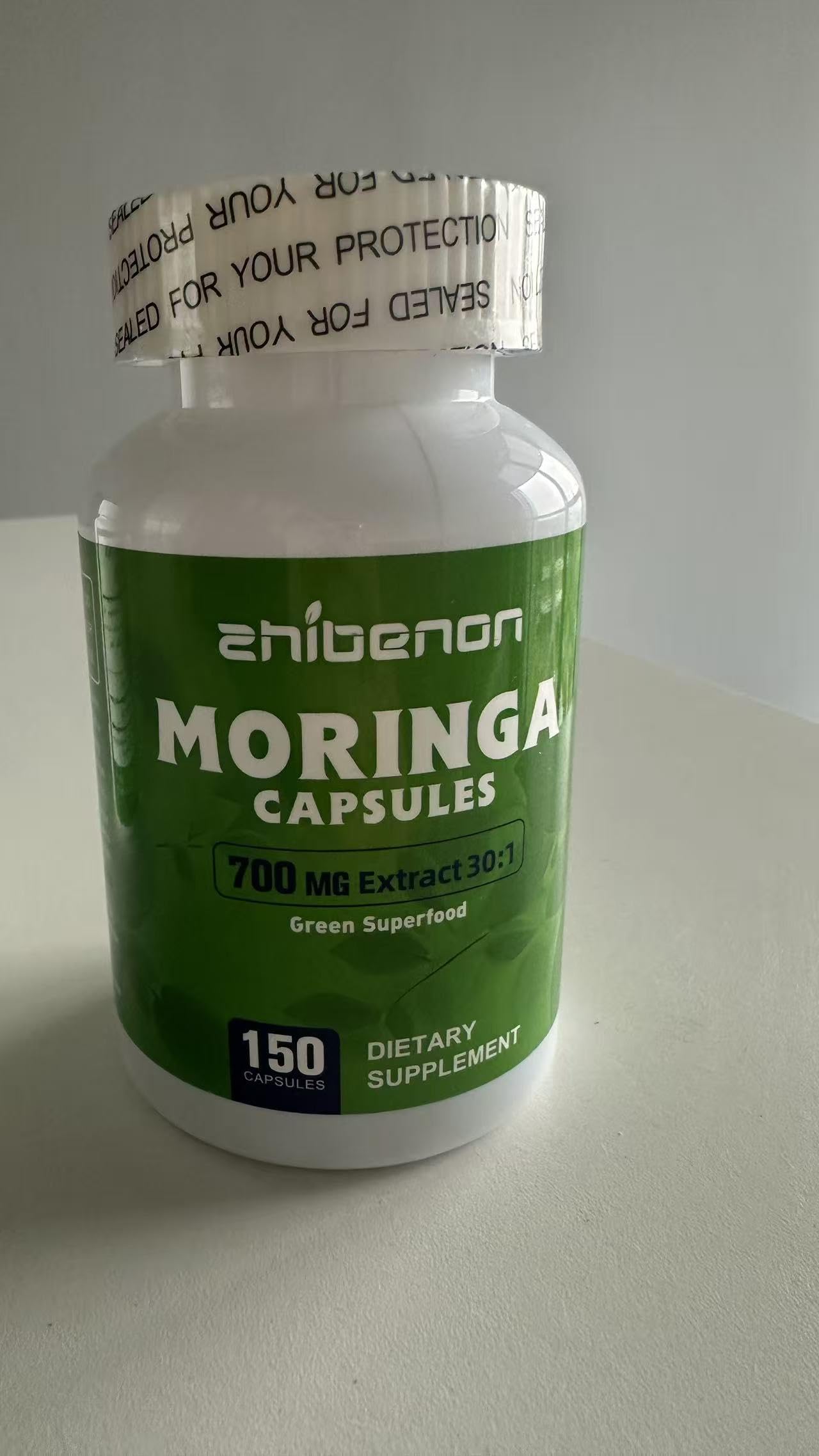 Caja exterior de Zhibenon Moringa, fácil de almacenar.