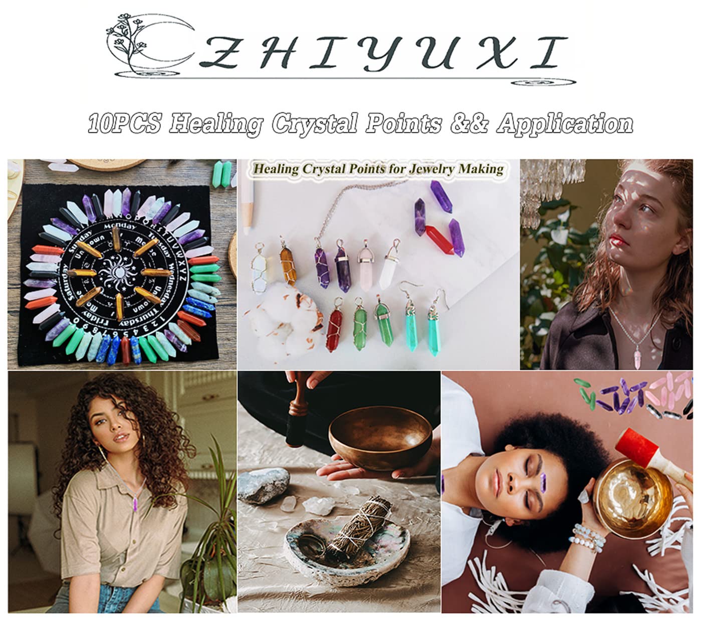 ZHIYUXI caja regalo cristal zen para ambientación elegante.