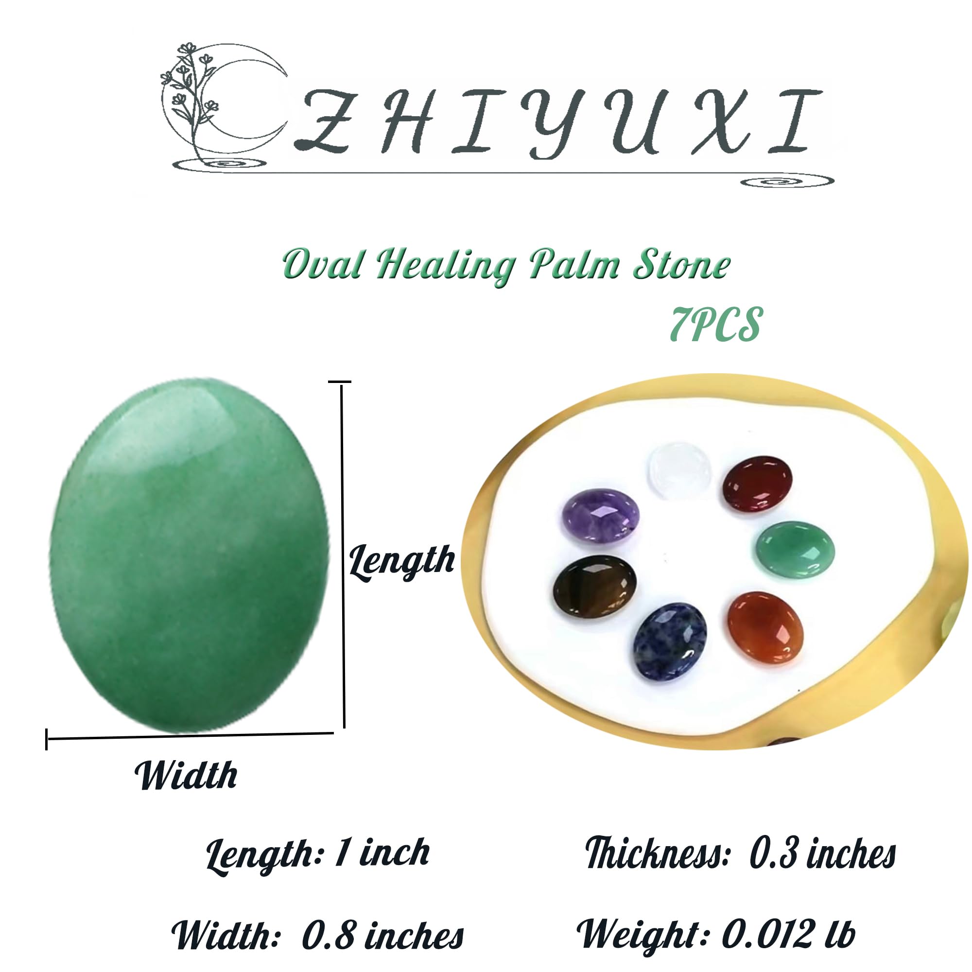 Caja regalo ZHIYUXI con piedras curativas para regalo especial.