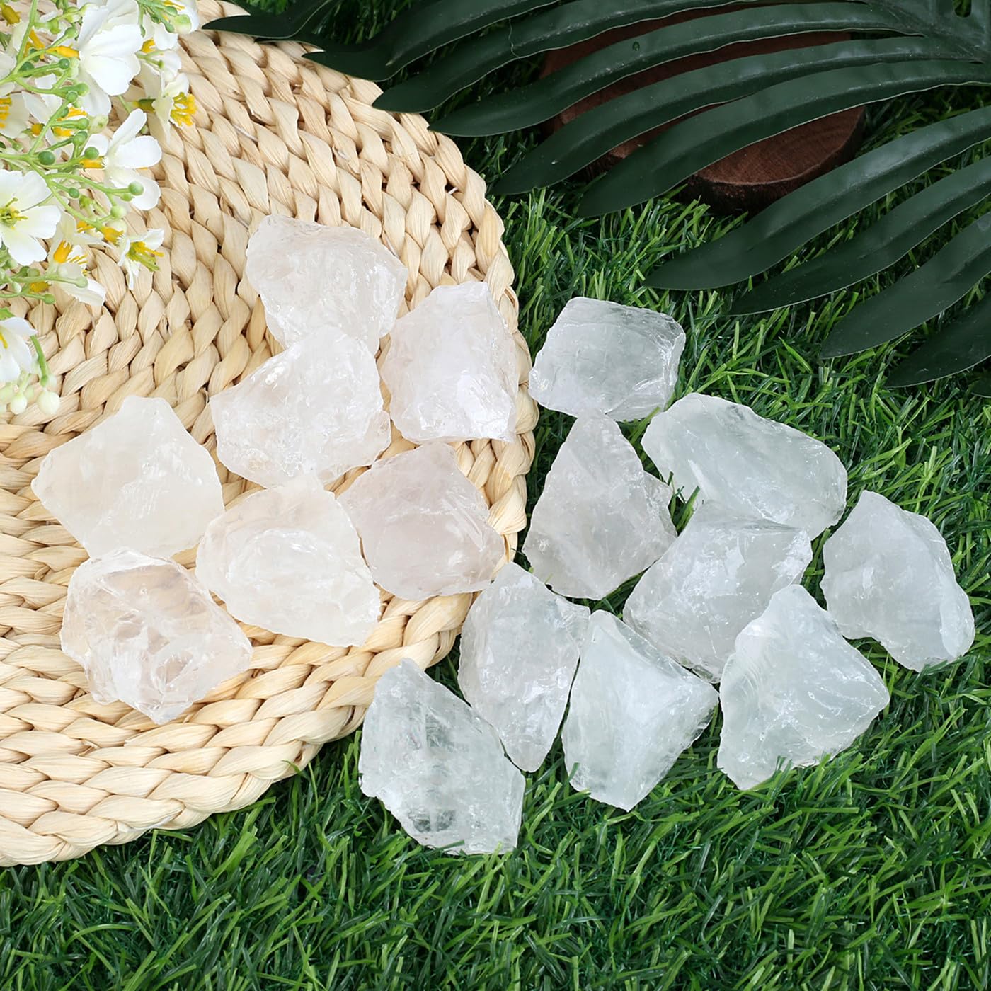 Piezas cristalinas crudas de ZHIYUXI para prácticas de meditación y yoga.