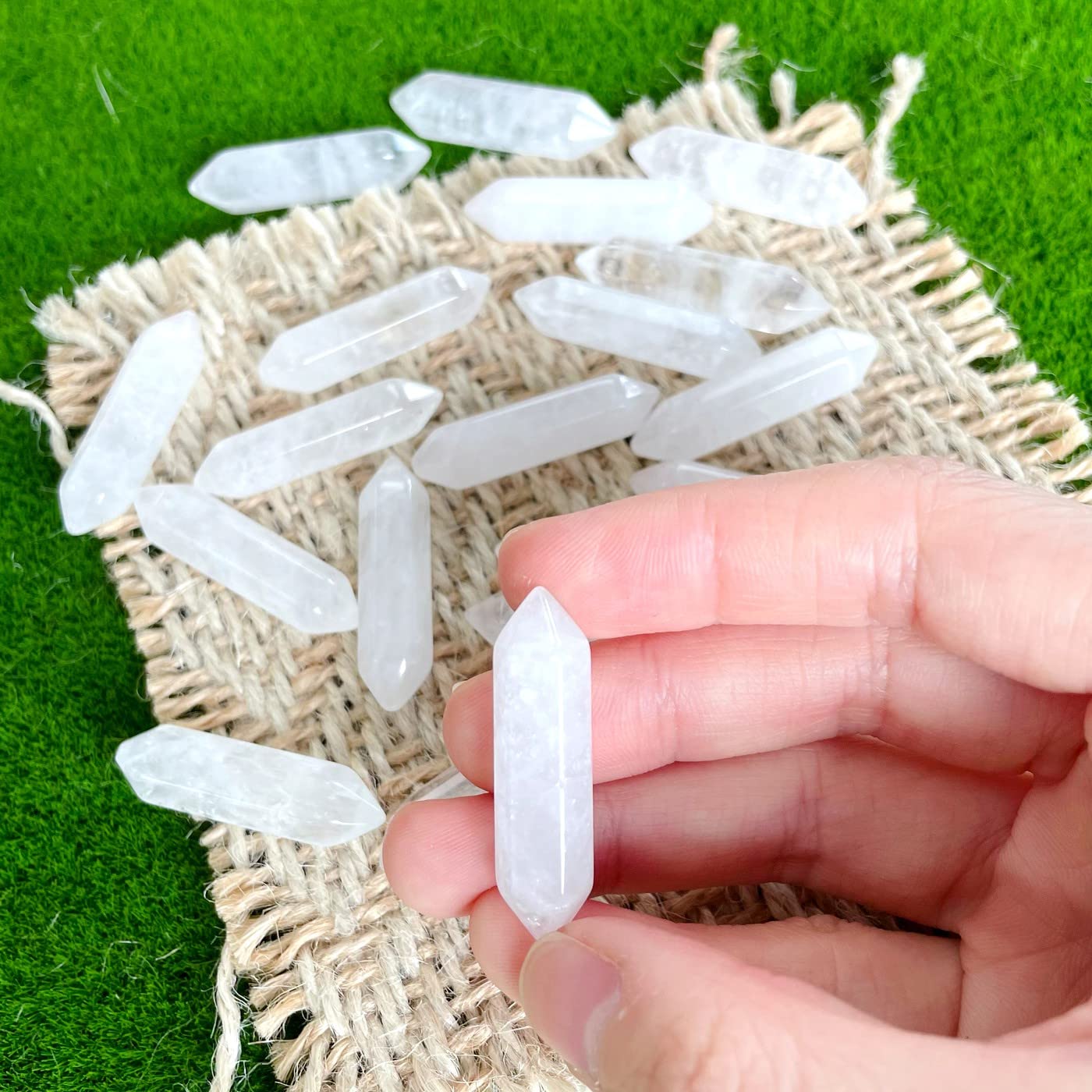 ZHIYUXI cristales de cuarzo claro para reiki y meditación.