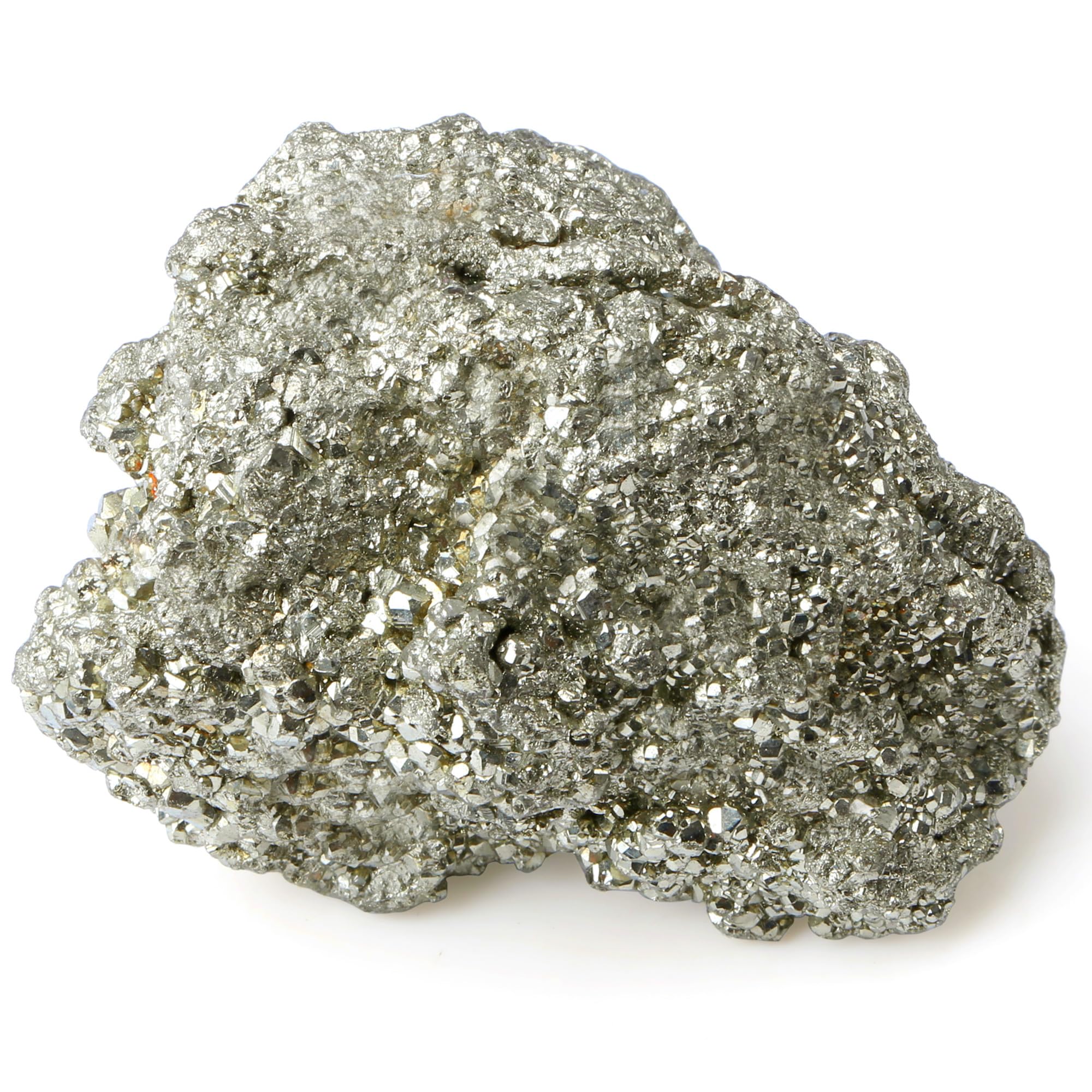 ZHIYUXI Pirita cristal roca bruta, brillo dorado para decoración y energización del espacio.