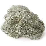ZHIYUXI Pirita cristal roca bruta, brillo dorado para decoración y energización del espacio.