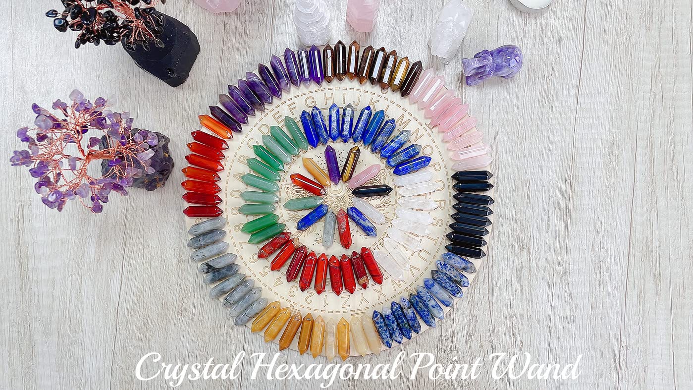 ZHIYUXI set de 10 cristales pulidos para decoración y uso diario.