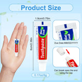 Pasta dental mini de Zhjianup con empaque portátil, ideal para maleta o bolso