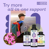ZHOU Aceite de semilla negra - aplicación diaria para bienestar.
