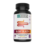 Zhou Bloat Blast+ en bote, comodidad digestiva después de las comidas.
