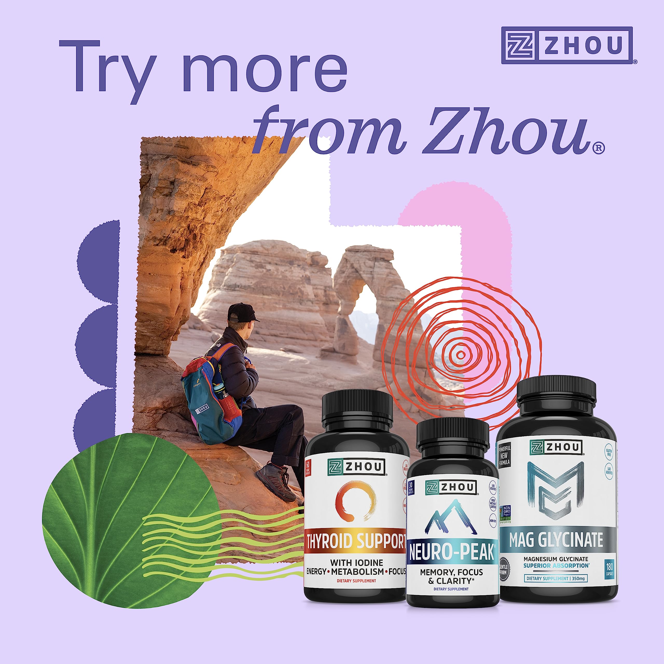 Probiótico Zhou Bloat Blast+ que apoya el equilibrio intestinal.