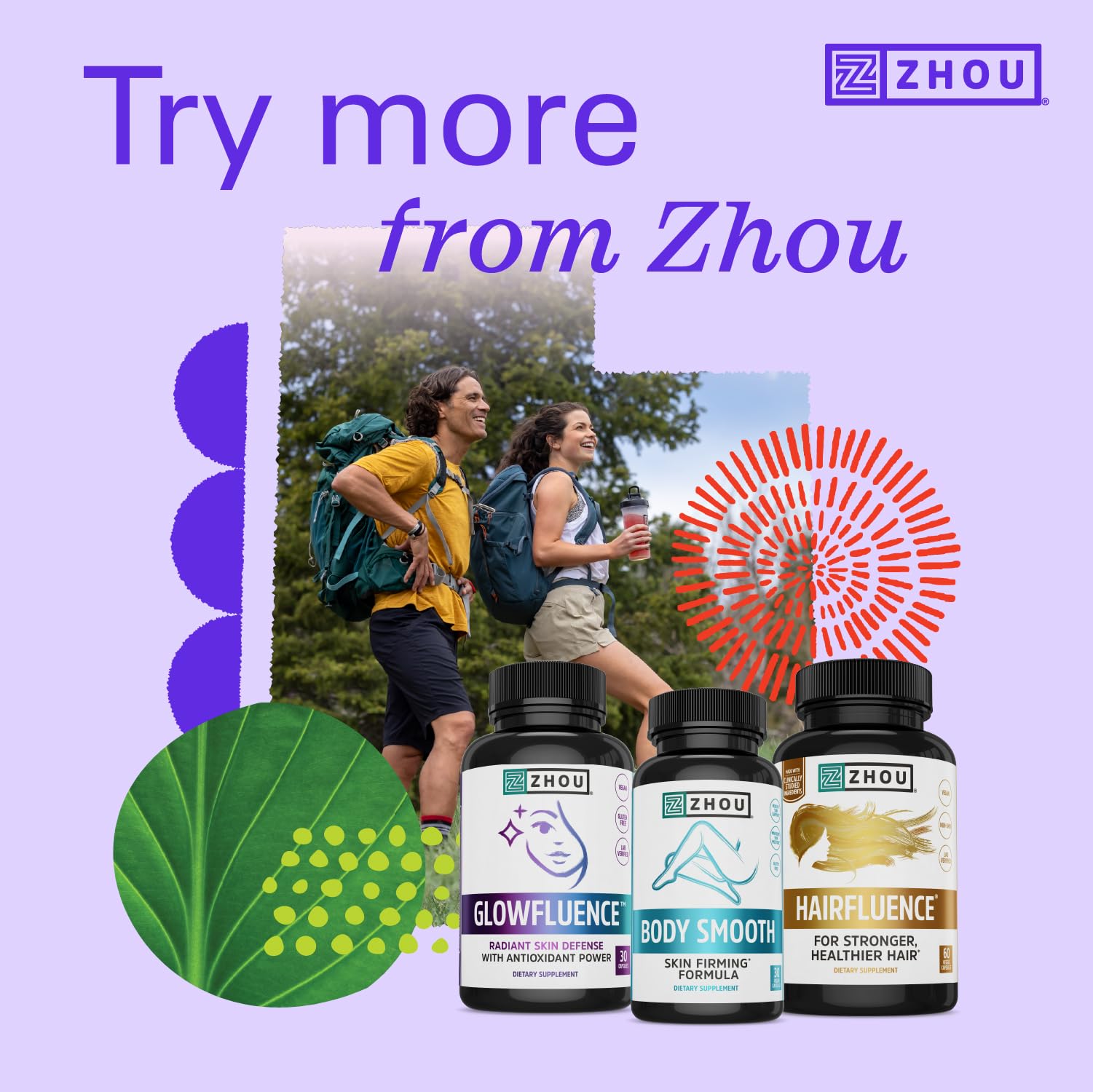 ZHOU Body Smooth fórmula vegana y limpia para el cuidado diario de la piel.