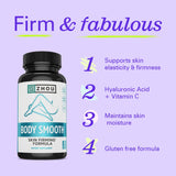 ZHOU Body Smooth mejora la textura y firmeza en piernas y glúteos.