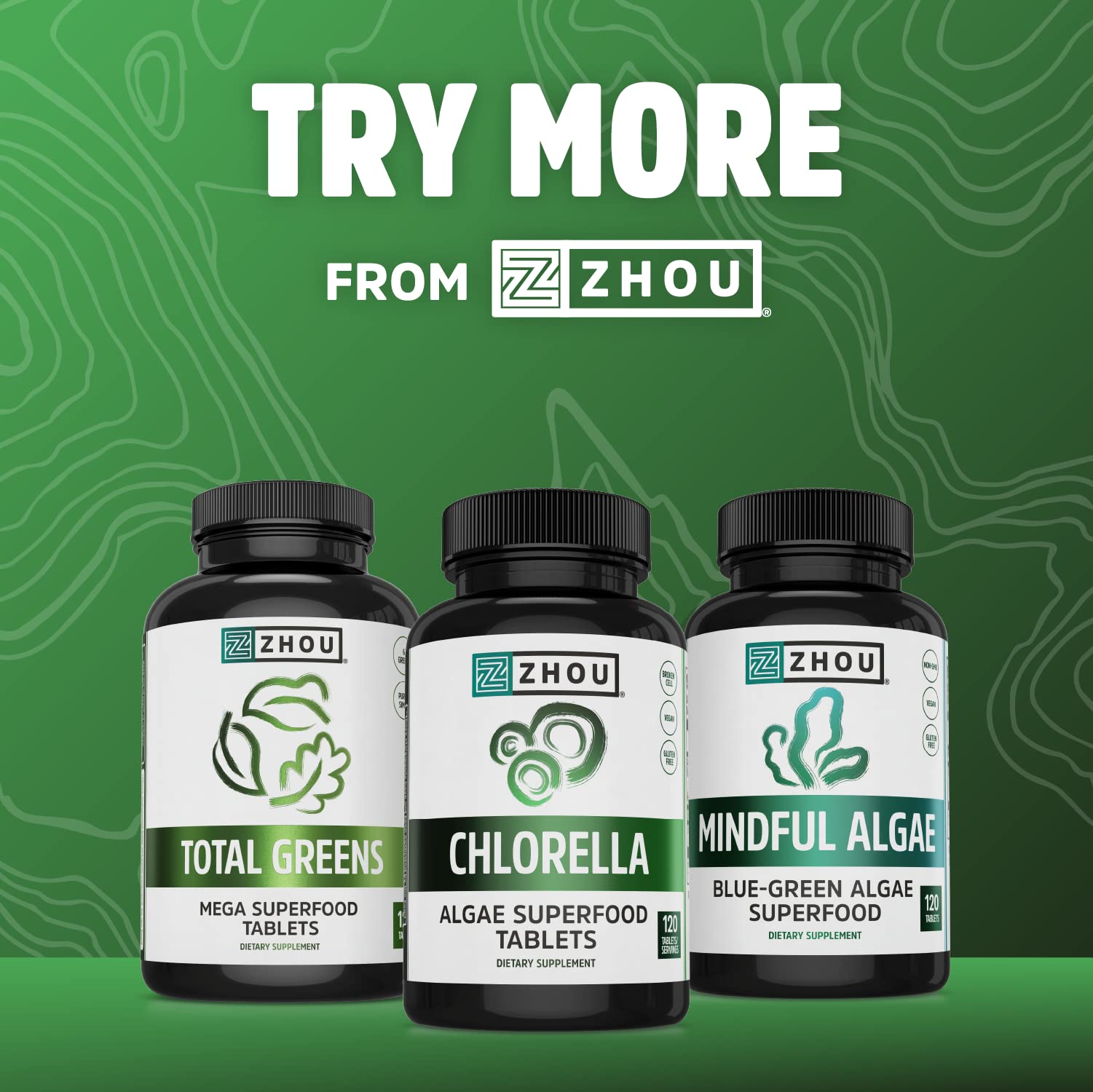 Tabletas de clorofila Zhou ingredientes naturales para nutrición vegetal