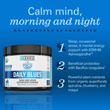Zhou Daily Blues ashwagandha 600 mg para enfoque diario