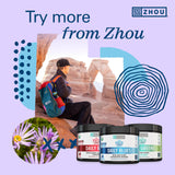 Zhou Daily Blues batido azul, color natural y sabor agradable