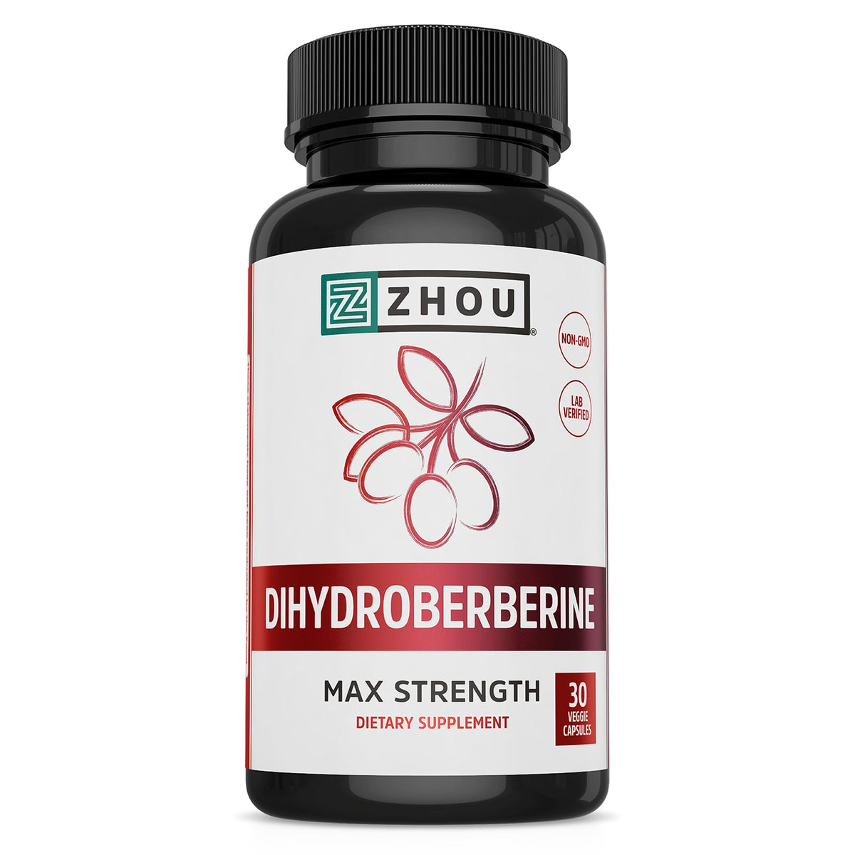 ZHOU Dihidroberberina 100 mg cápsulas para energía diaria