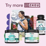 Origen en California: Zhou Espirulina cultivada con estándares sostenibles.