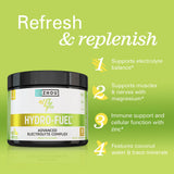 ZHOU Hydro-Fuel: concentrado de coco para hidratación natural sin azúcar.