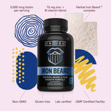 Zhou Iron Beard dosis diaria para hidratación y cuidado del vello facial