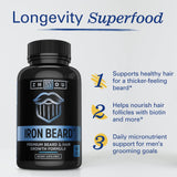 Zhou Iron Beard etiqueta clara para dosis seguras y fáciles de usar
