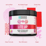ZHOU Lite Up vitamina B12 y citrulina malato, apoyo a la vitalidad