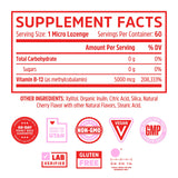 Zhou Methyl B12, pastillas sublinguales, absorción rápida para vitalidad diaria
