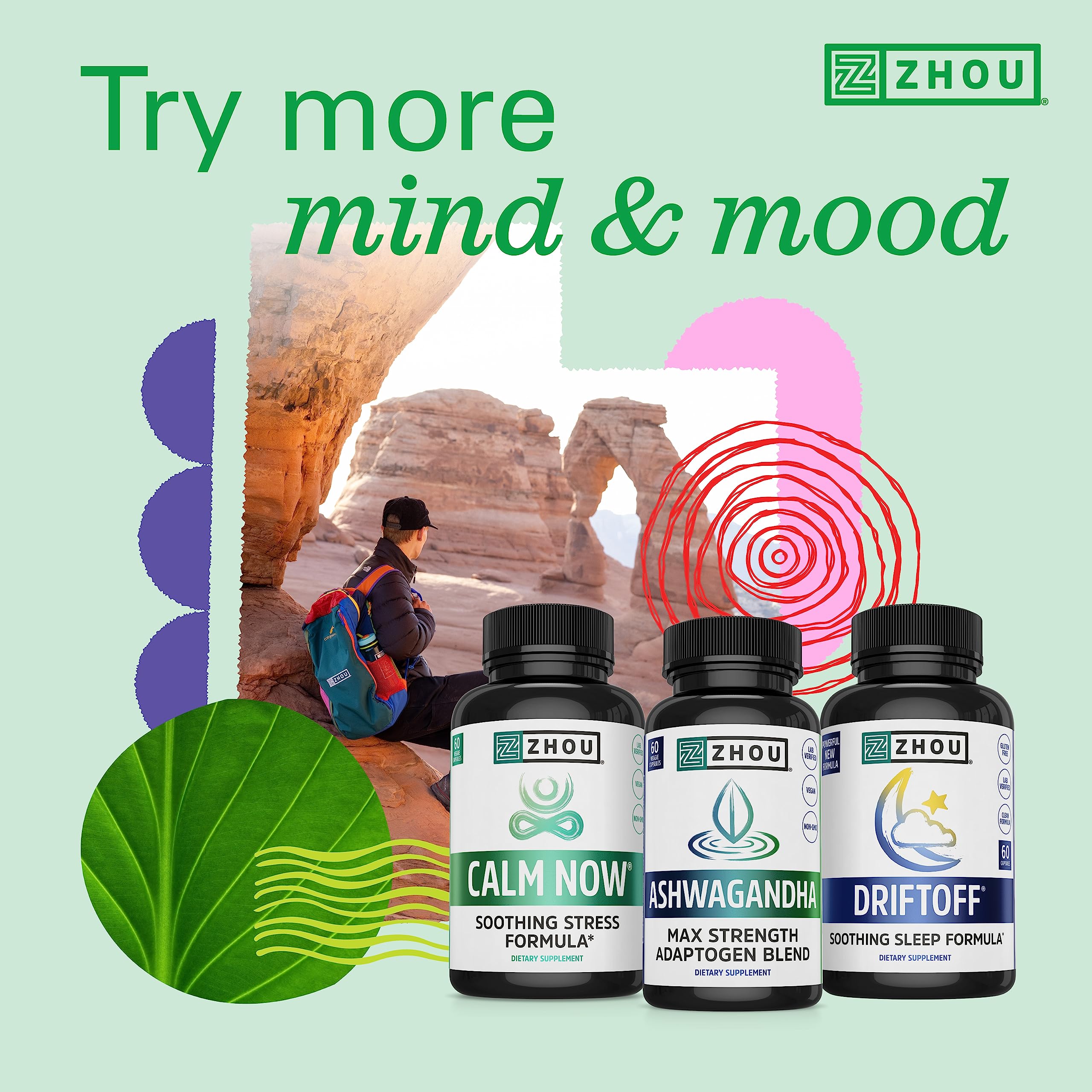 Zhou Neuro-Peak envase de 30 cápsulas vegetales