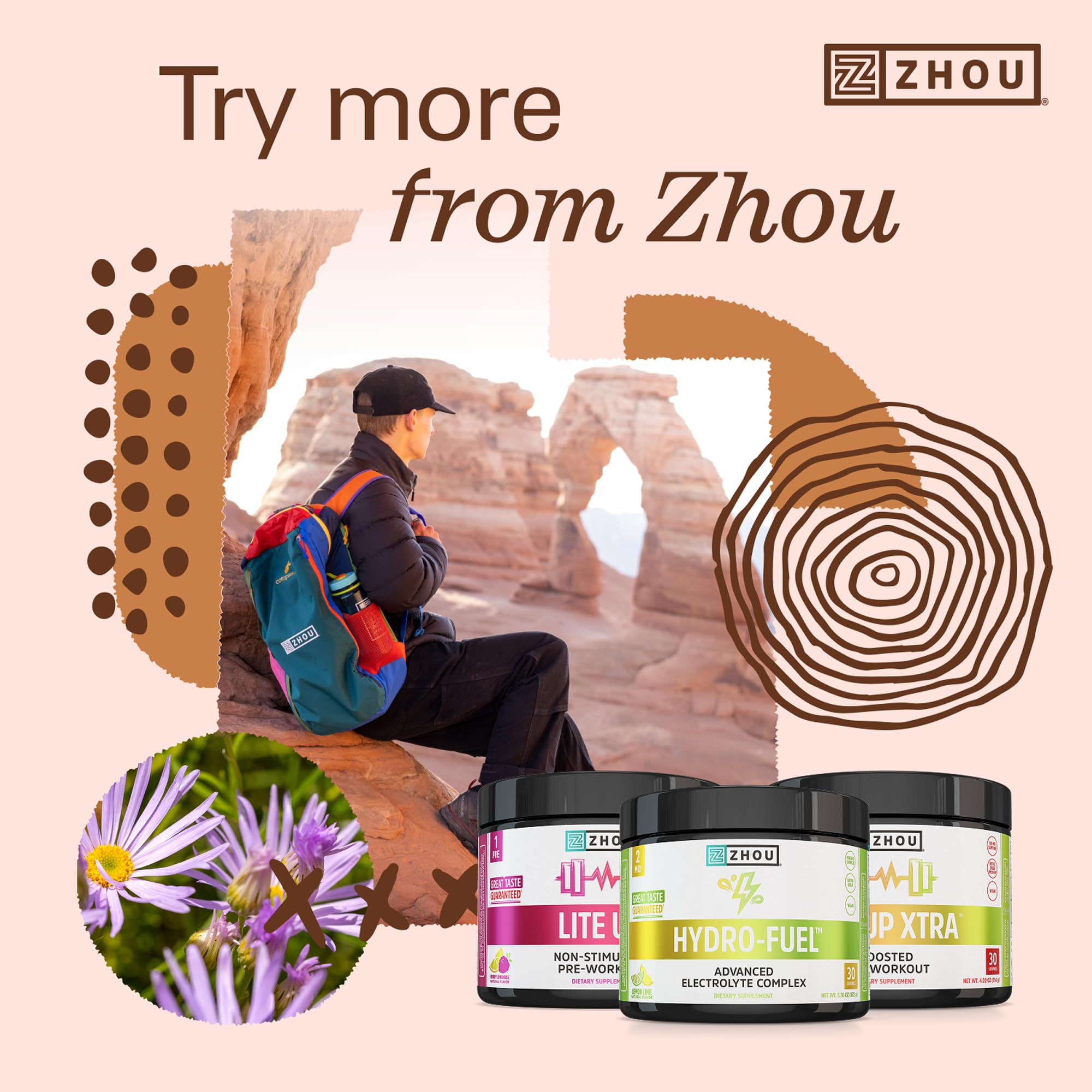 Desayuno rápido y nutritivo con Zhou Proteína Vegetal Chocolate.