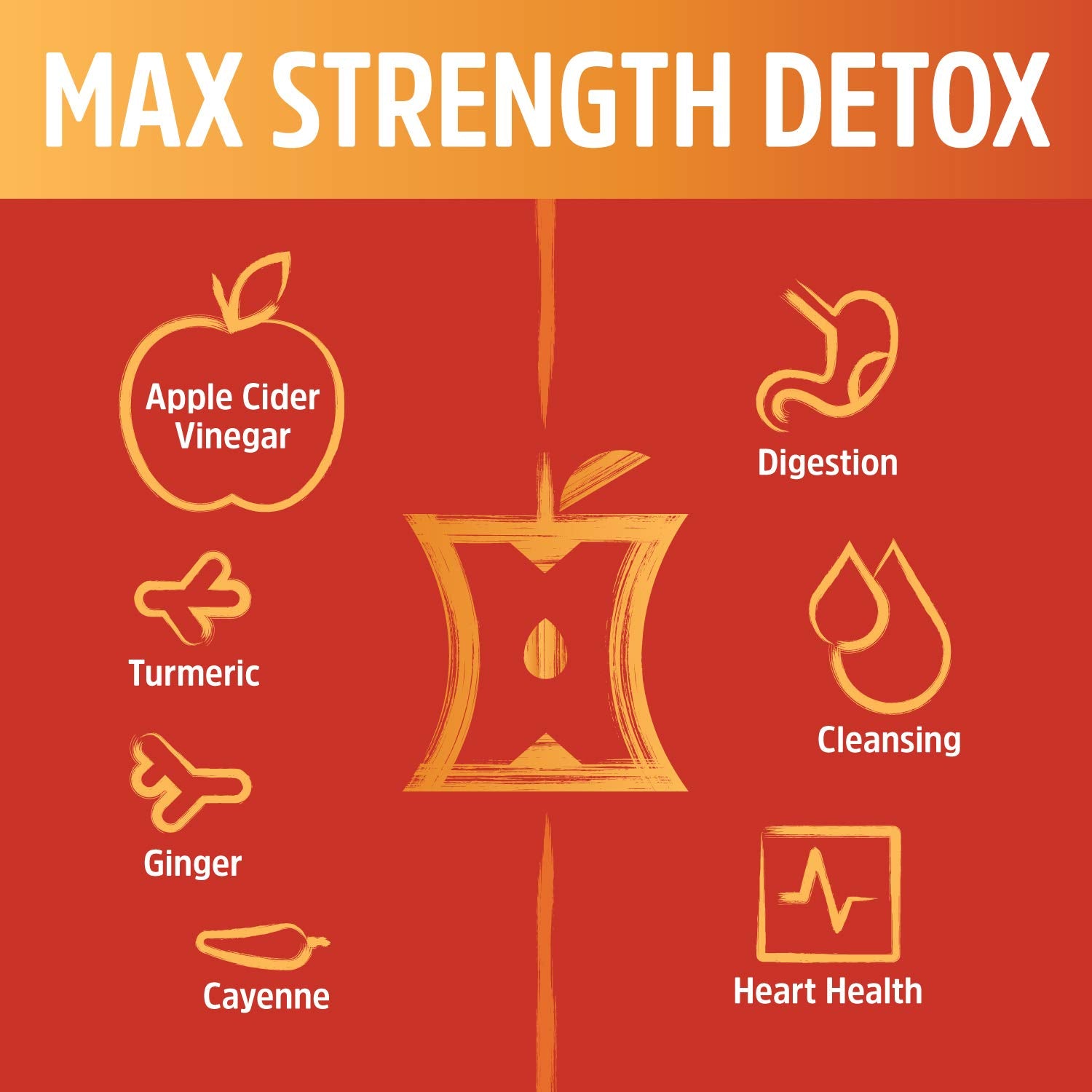 ZHOU Cider Detox botella en primer plano, cápsulas fáciles de tragar para tu rutina.
