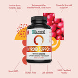 ZHOU Apoyo tiroideo: ashwaganda para equilibrio diario.